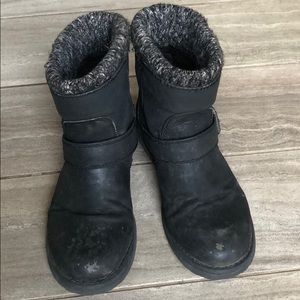 Black ankle boots